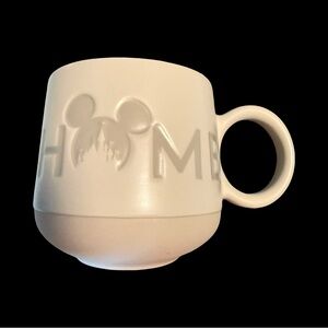 NWT Mickey Mouse Silhouette Mug Heavy Stoneware Disney Store 20oz